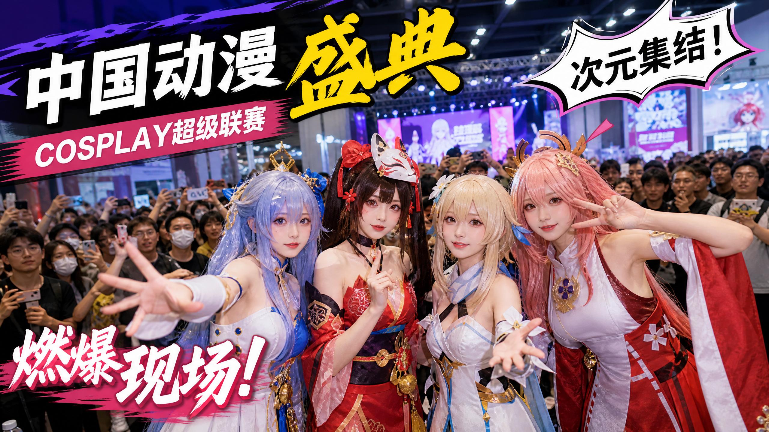 蜜桃传媒动漫cosplay视频-二次元盛典现场